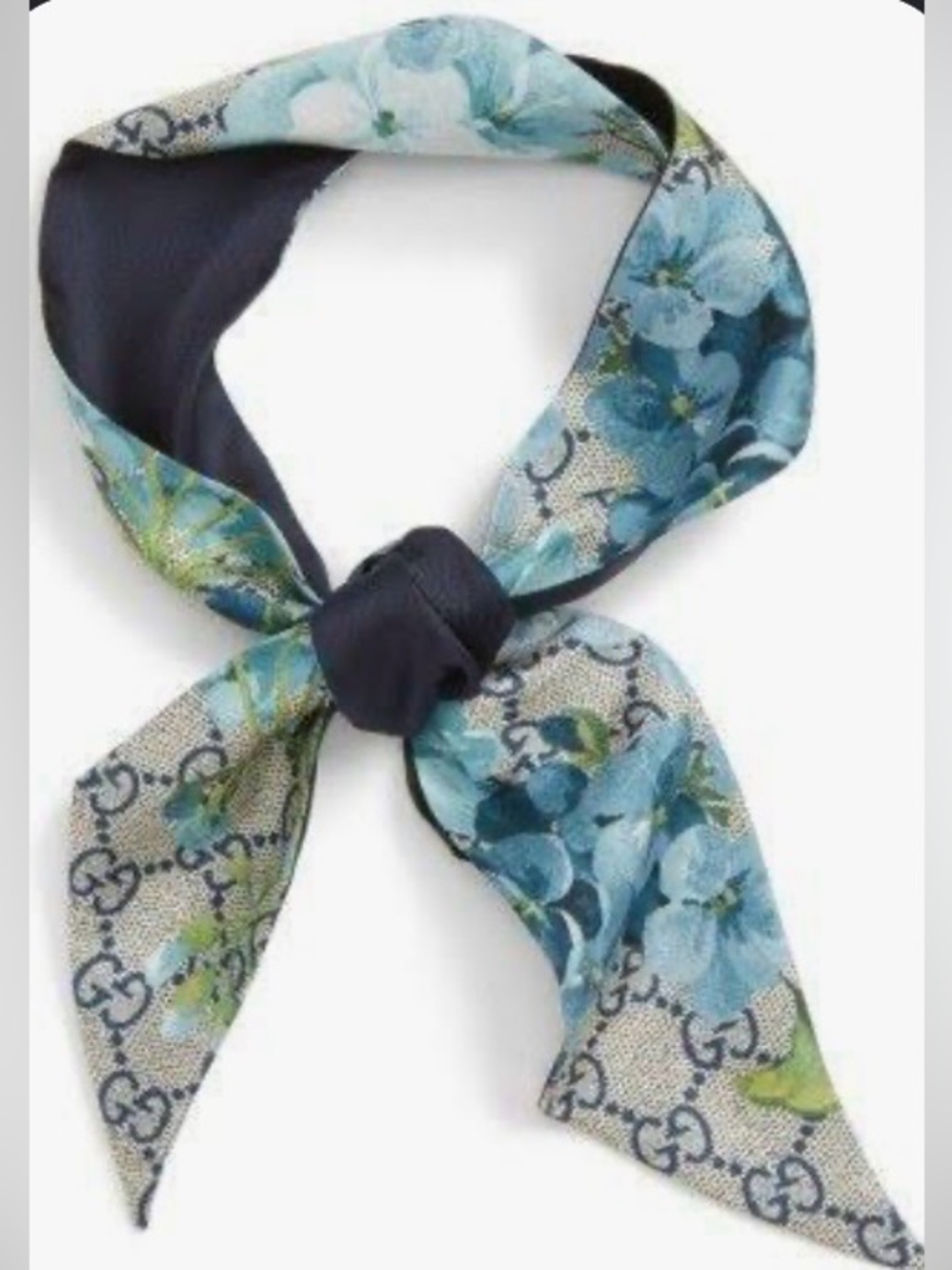 Gucci Floral Silk twilly - Picture 6 of 6